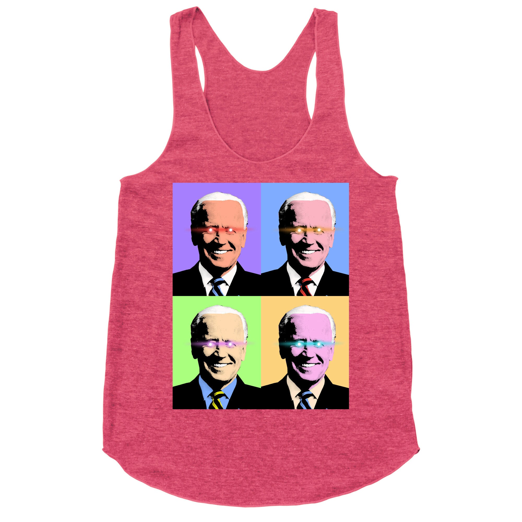 Dark Brandon Pop Art Racerback Tank